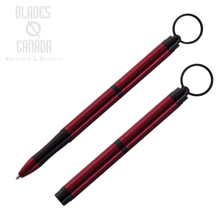 Fisher Space Pen Backpacker Pen, Red with Key Chain, FPBP/R